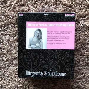 Peel-n-stick push up cups